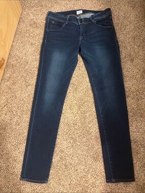 Hudson Jeans Dark Blue Women's Skinny Jeans - Stretch Slim Fit